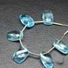 Sky Blue Topaz (hydro) Faceted Rectangle Beads Strand Quantity 1 Matching Pair (2 Beads) and Size 16x10mm approx.Hydro quartz is synthetic man made quartz. It is created in different different colors and shapes. 